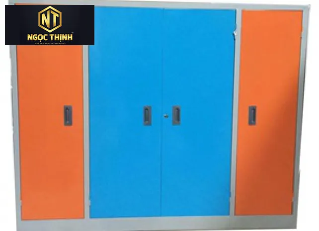 Tủ trường học đựng mền gối 4 cánh